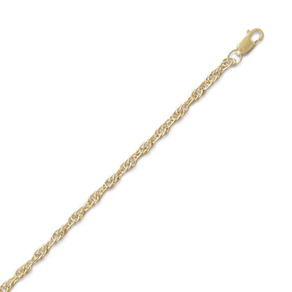 Gold Filled Classic Rope Chain Necklace