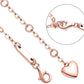Infinite  Crystal Bracelet  in 14K Rose Gold Plating