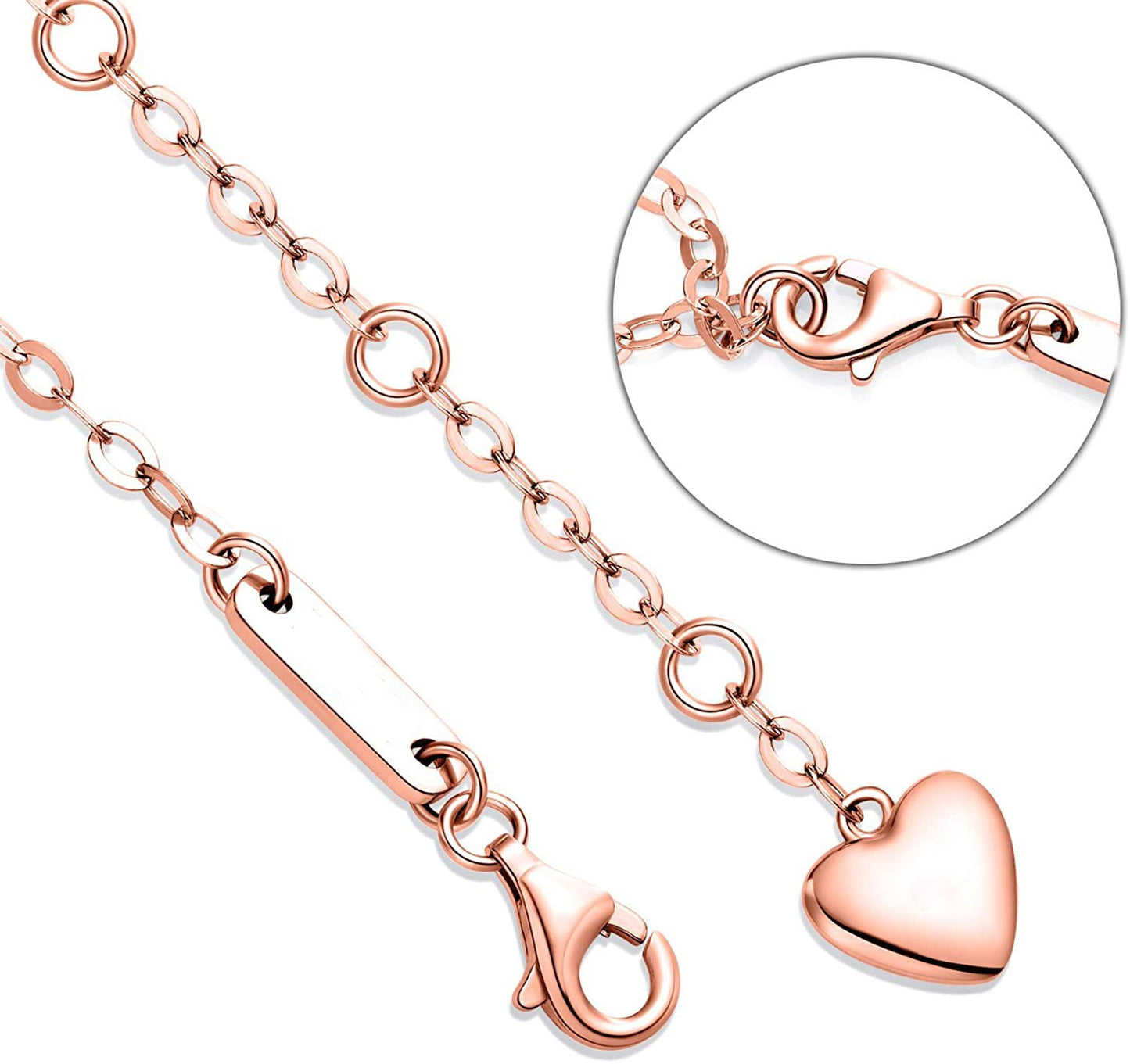 Infinite  Crystal Bracelet  in 14K Rose Gold Plating