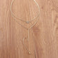 2 Piece Heart Necklace - 18K Gold Plated