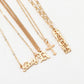 4 Layer Baby Cross Necklace  in 18K Gold Plated