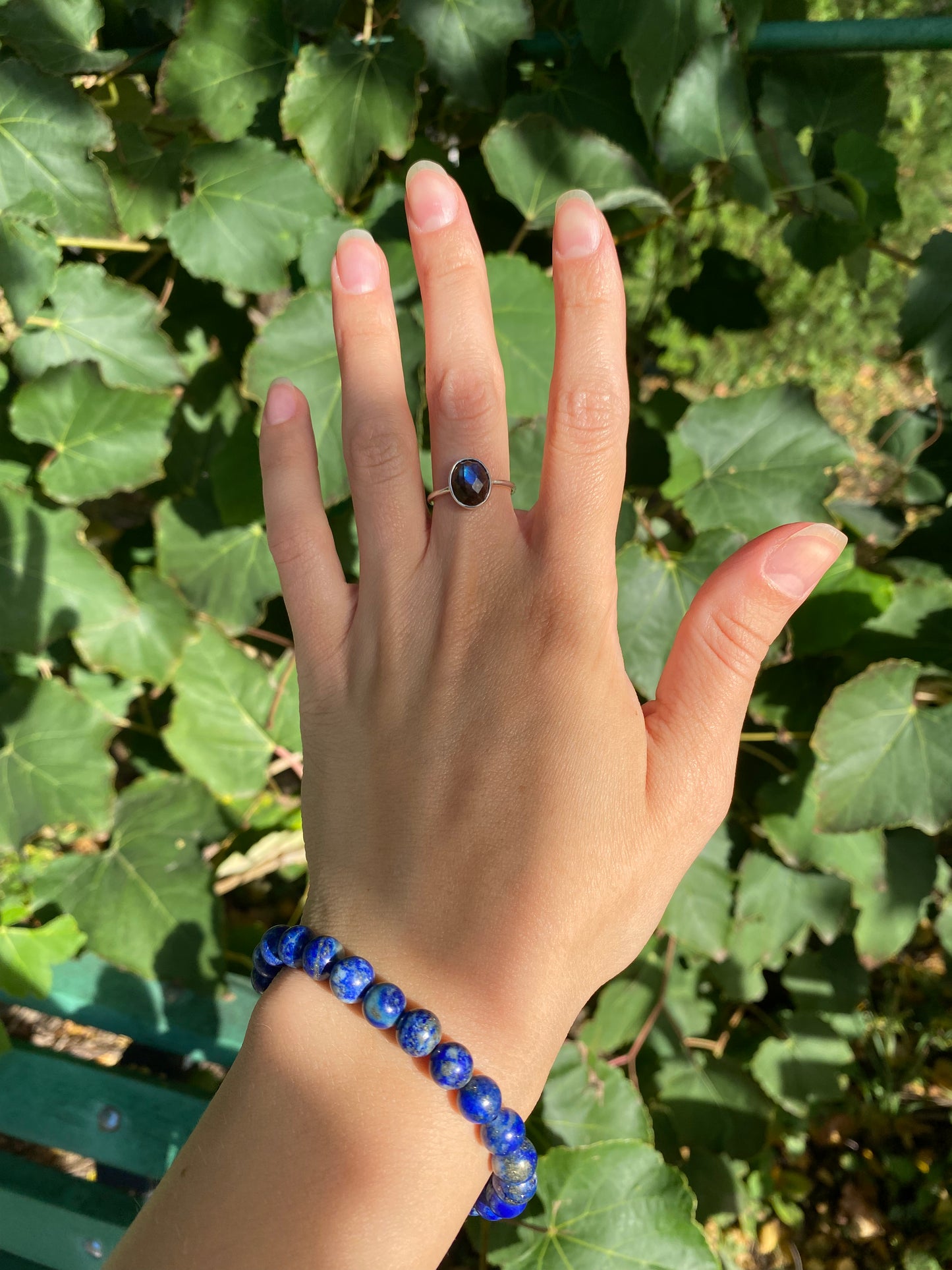 Lapis Lazuli Gemstone Crystal Bracelet