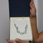 Green Chalcedony & Moonstone Necklace