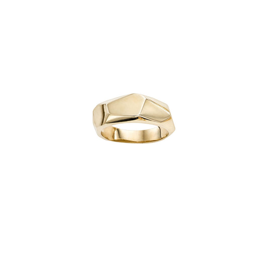 Sculptural Statement Ring 14K Gold