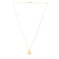 Virgo Zodiac Diamond 14k Gold  Necklace