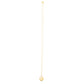 Virgo Zodiac Diamond 14k Gold  Necklace