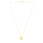 Aquarius Zodiac Diamond 14k Gold  Necklace