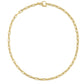 Gold Paperclip Toggle Necklace 14K Gold