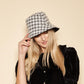 SARA Reversible Bucket Hat Ivory/Black