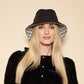 SARA Reversible Bucket Hat Ivory/Black