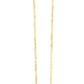 Diamond Rectangle Tag 14K Gold Necklace