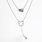 Double Layer Stone Stone Sterling Silver Swarovski Crystal Necklace, Necklaces, Golden NYC Jewelry, Golden NYC Jewelry  jewelryjewelry deals, swarovski crystal jewelry, groupon jewelry,, jewelry for mom, 