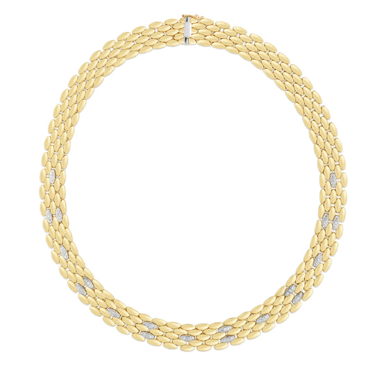 Katerina Diamond Panther Gold Necklace