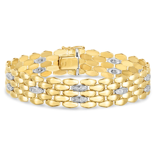 Katerina Diamond Panther Gold Bracelet