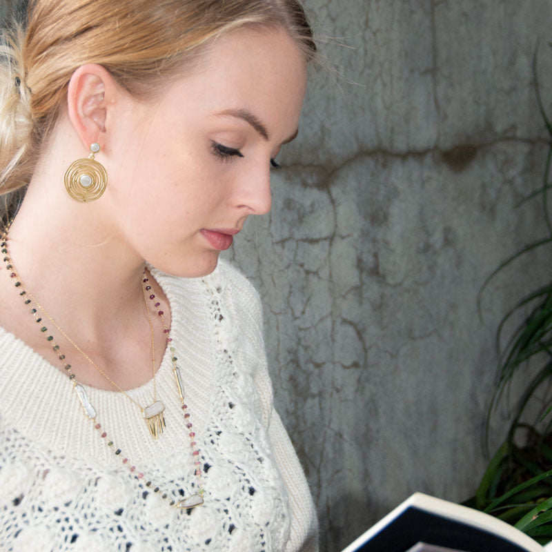 Pearl Bar Necklace