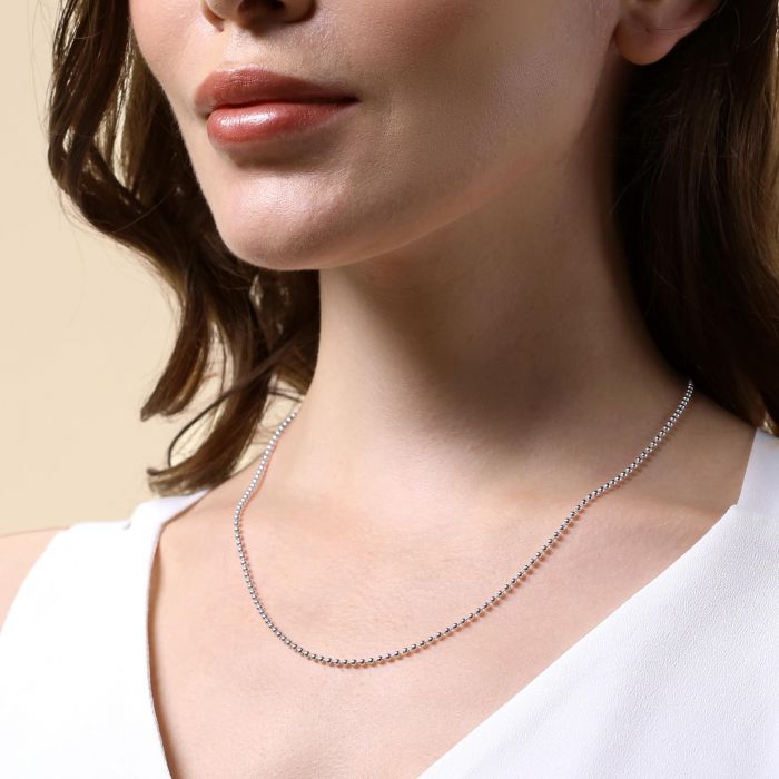 Dainty Bead Chain Necklace
