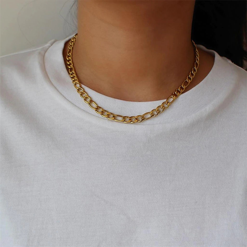 Gold Filled Figaro Chain Necklace