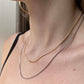 Unisex Franco Silver Chain Necklace