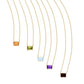 Amethyst Birthstone 14K Gold Necklace