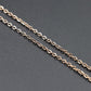 Pink Gold Filled Rolo Chain Necklace