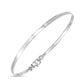 Lilly Diamond 14K Gold Omega Bracelet